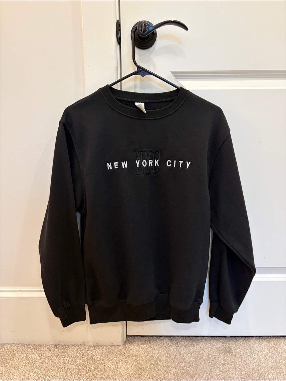 Matix Black 'New York City' Crewneck Sweatshirt